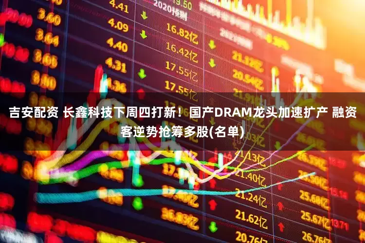 吉安配资 长鑫科技下周四打新！国产DRAM龙头加速扩产 融资客逆势抢筹多股(名单)